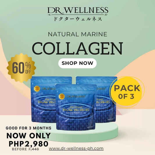 [Limited Offer: Pack of 3] Natural Marine Collagen Pouch (Granulated)